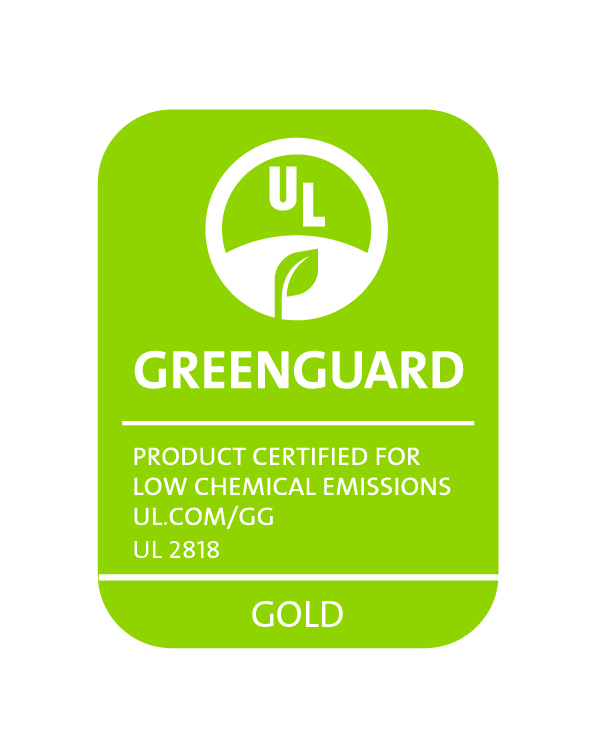 GREENGUARD UL2818 Gold Certification